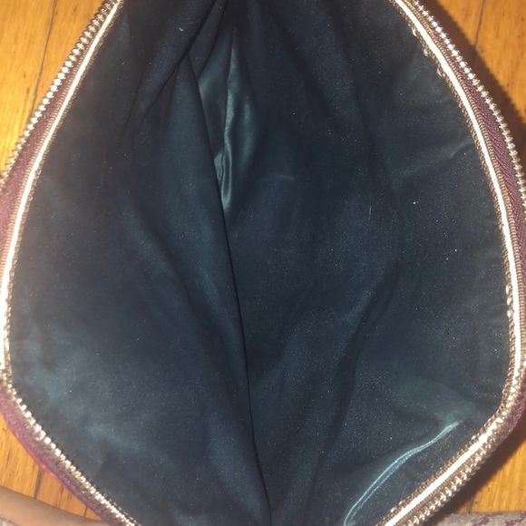Henri Bendel Embossed Croc Fold Shoulder Bag - Picture 7 of 8